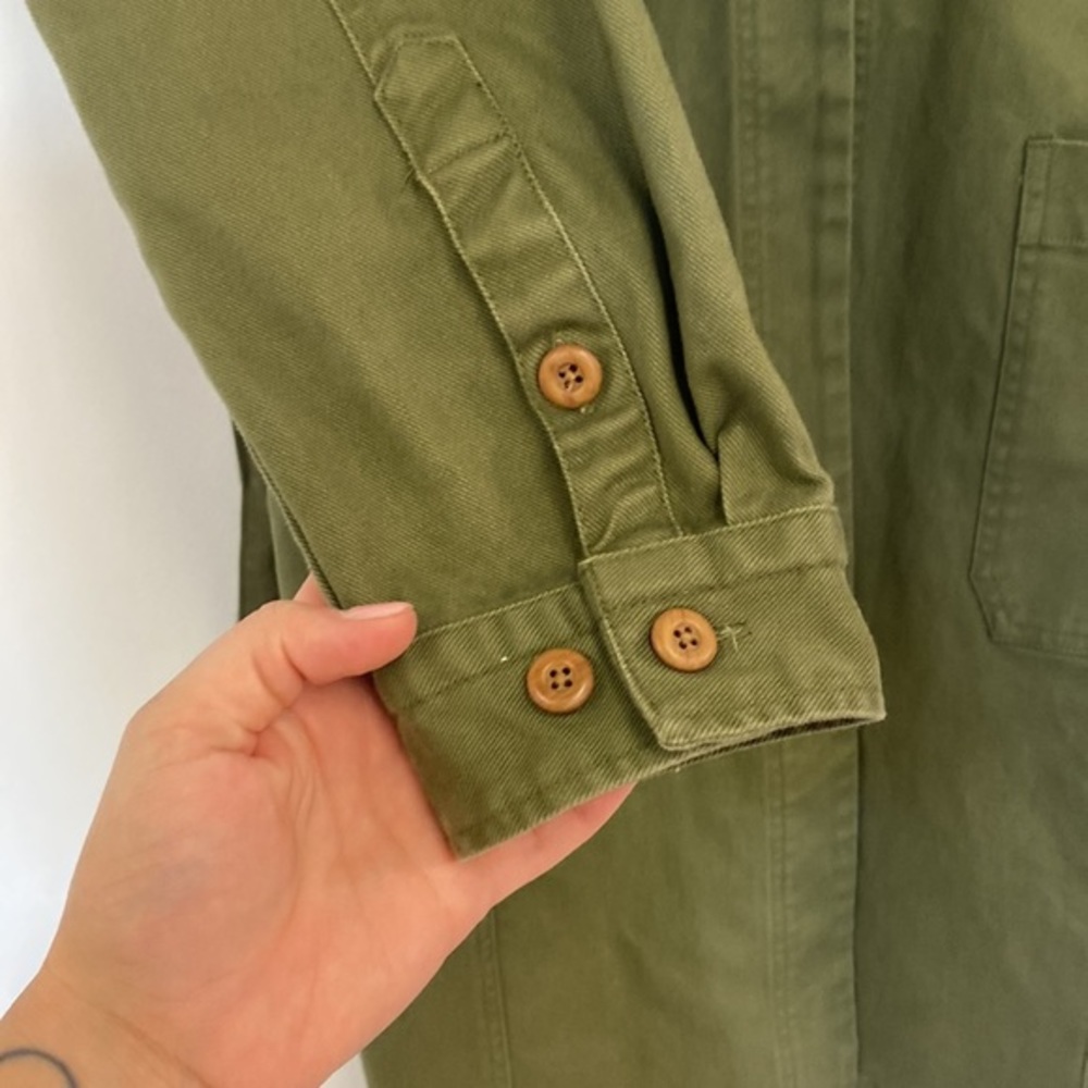 Duluth Trading Company Women's Makers Studio Tie Duster 000417500 oakmoss medium - Picture 5 of 10